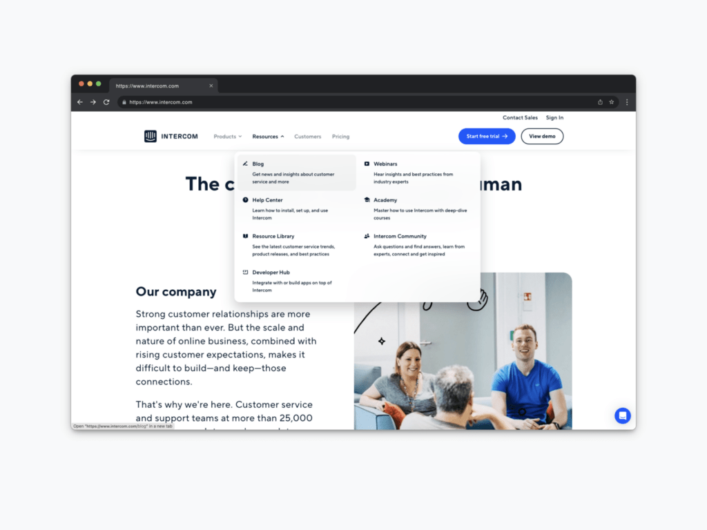 nonprofit: intercom